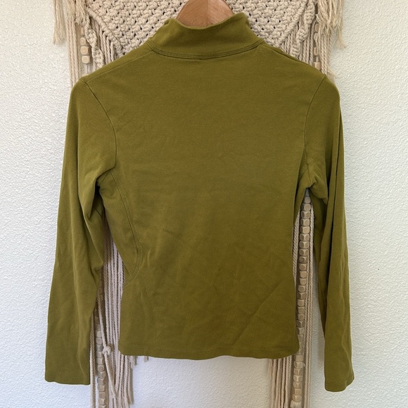 Vintage REI Olive Green Women's Top quarter zip xs - Picture 4 of 4